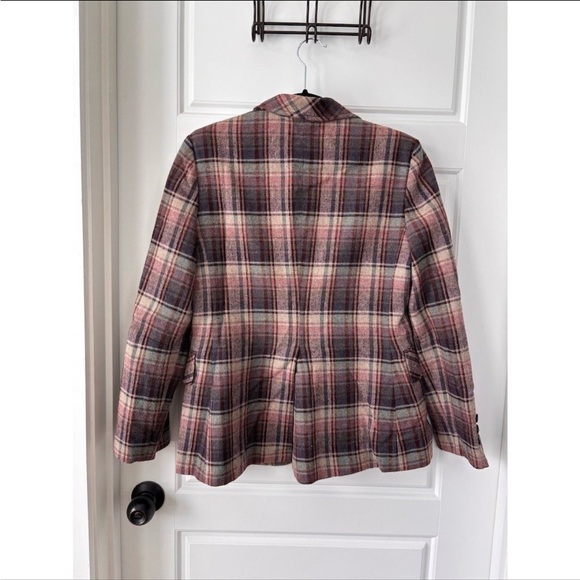 Vintage Plaid Blazer and Skirt Set - Picture 3 of 5